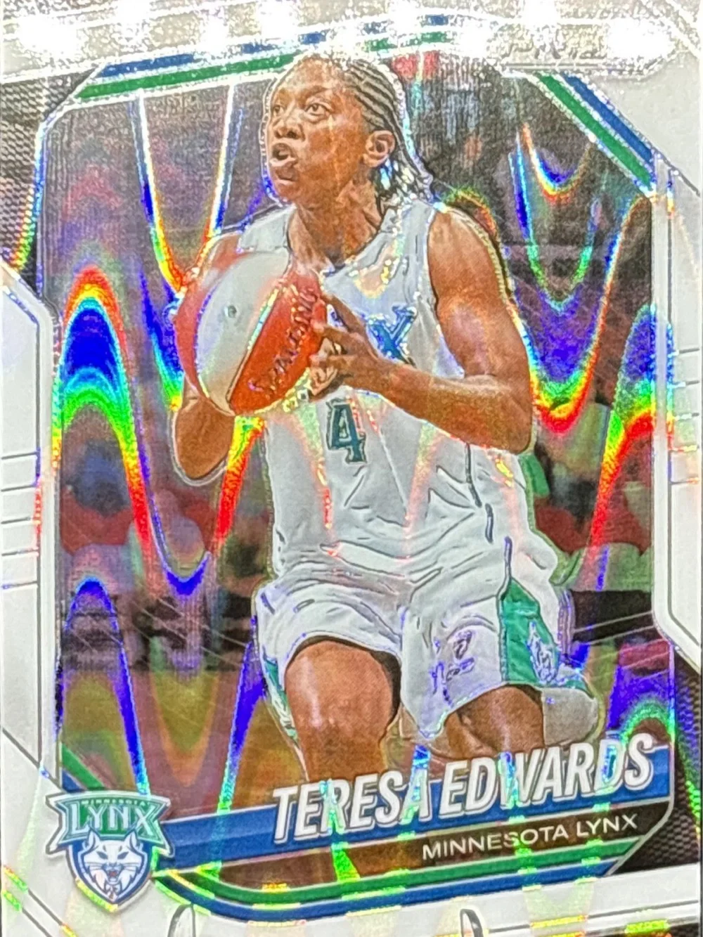 Teresa Edwards Minnesota Lynx WNBA Holographic Basketball Card
